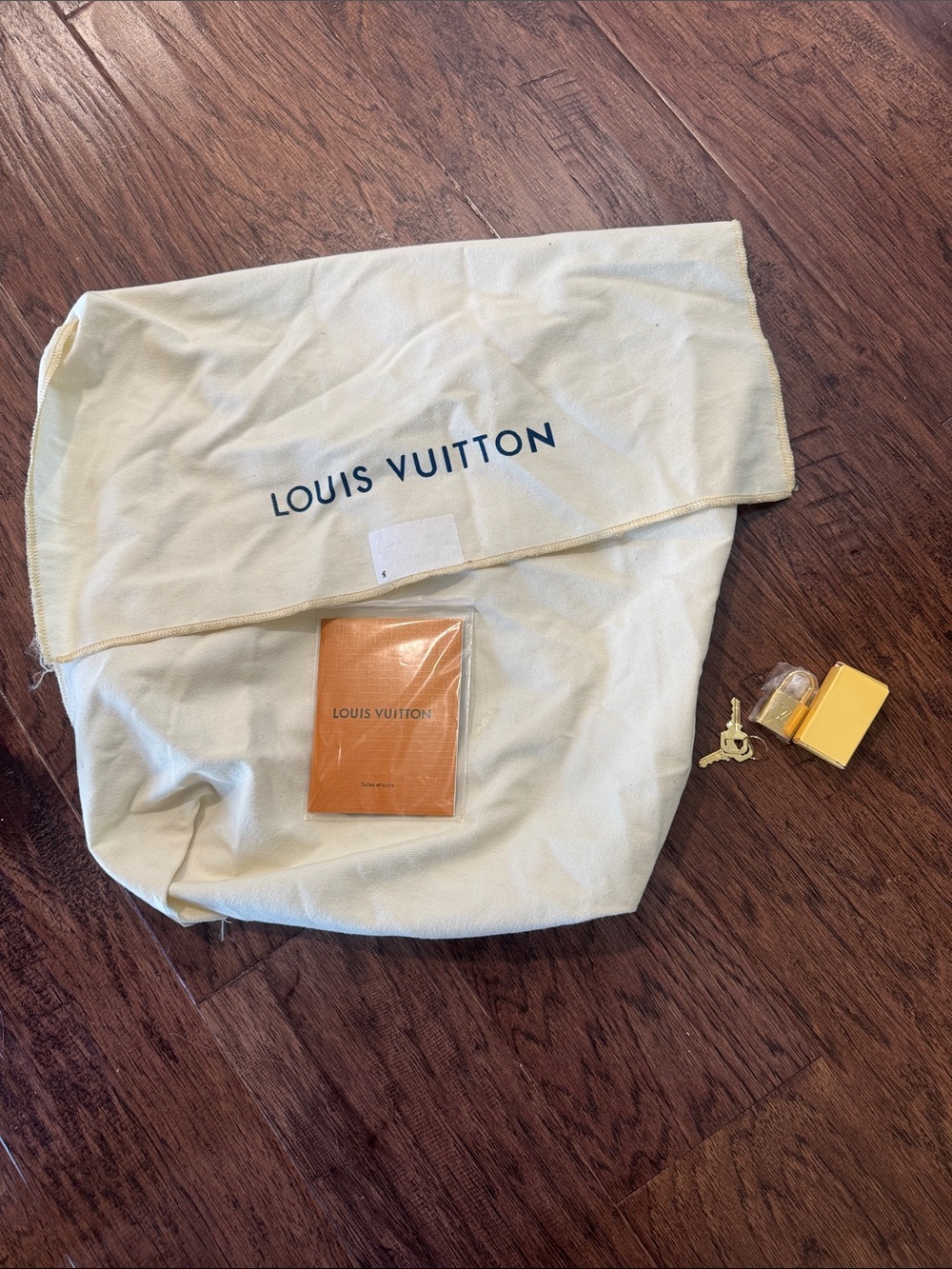 Taupe Monogram Crossbody - Picture 6 of 7